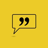 Quote sign icon.